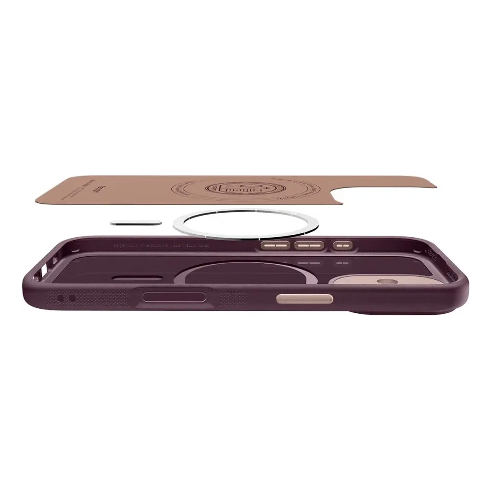 Etui Spigen Nano Pop Mag MagSafe do Apple iPhone 17 Burgundy Bean