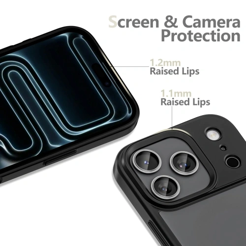 Etui Tech-Protect Magmat do Apple iPhone 17 Pro Max Matte Black