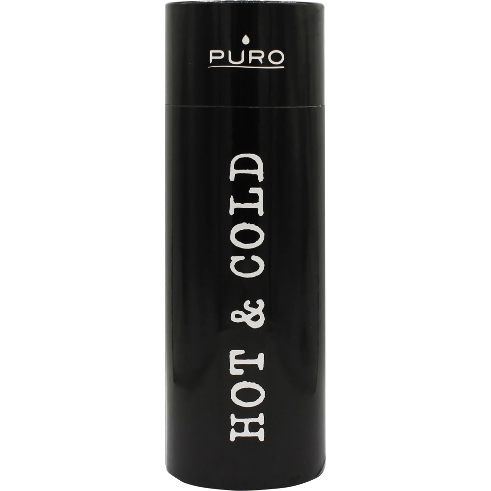 Butelka termiczna ze stali nierdzewnej Puro Hot&Cold 500ml (Shiny Black)
