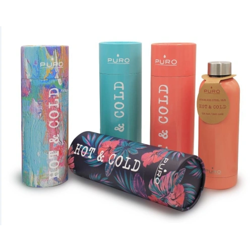 Buy Puro Hot&Cold Thermal Stainless Steel Water Bottle 500ml (Shiny Black) - PUR159BLK - {ean13} - Home Screen Store Europe