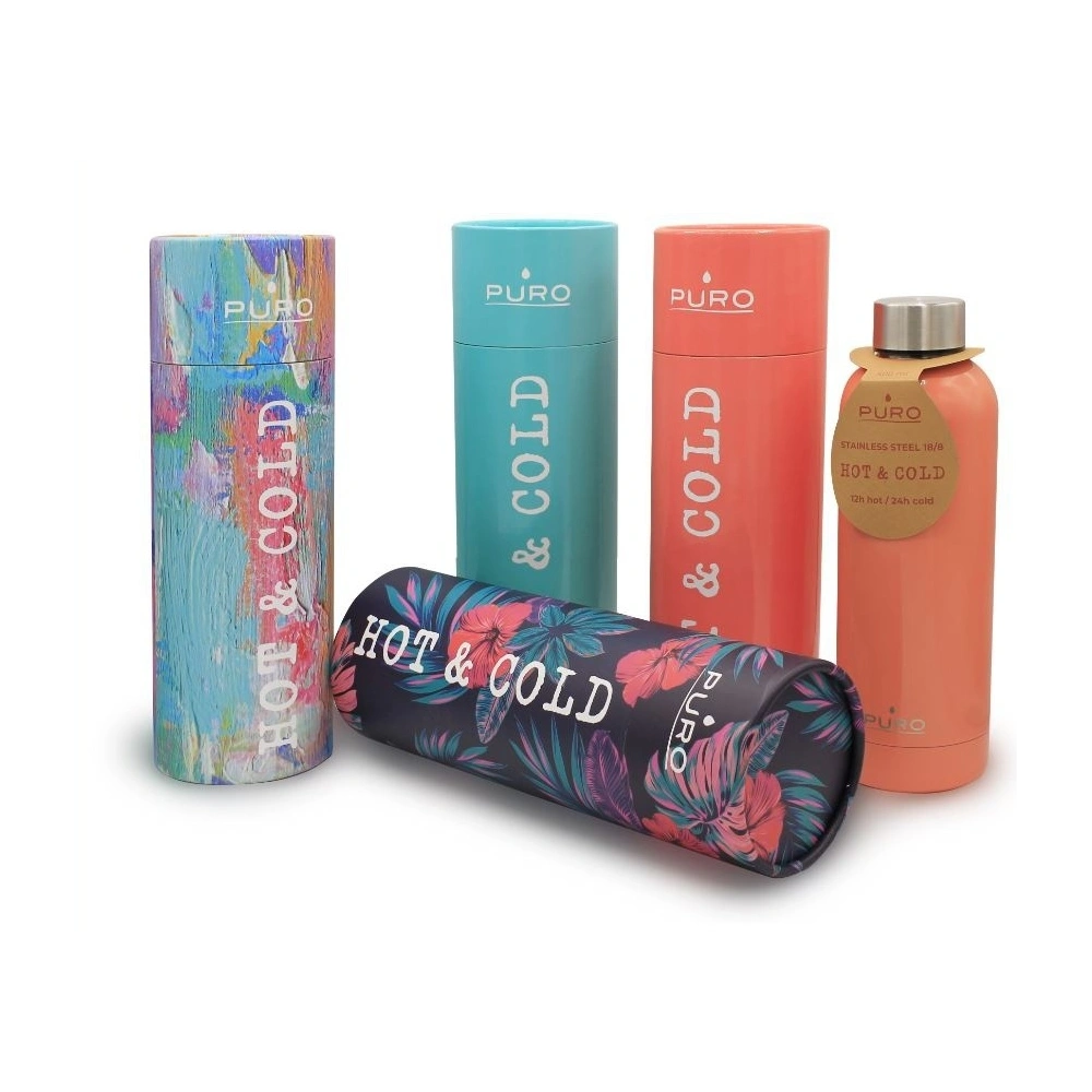 Butelka termiczna ze stali nierdzewnej Puro Hot&Cold 500ml (Shiny Black)