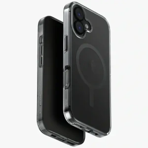 Etui UNIQ Clario do Apple iPhone 17 Magclick Charging czarny