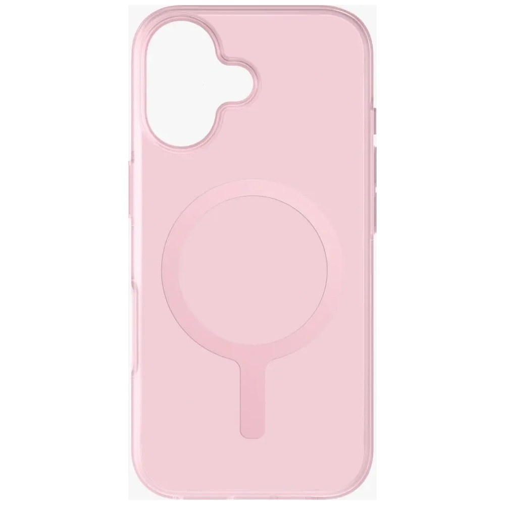 Etui UNIQ Clario do Apple iPhone 17 Magclick Charging różowy