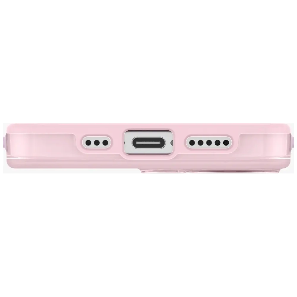 Etui UNIQ Clario do Apple iPhone 17 Magclick Charging różowy