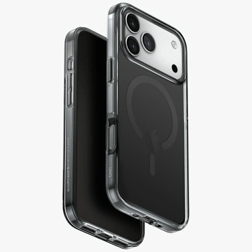 Etui UNIQ Clario do Apple iPhone 17 Pro Max Magclick Charging czarny