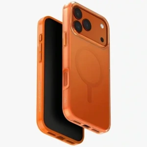 Etui UNIQ Clario do Apple iPhone 17 Pro Max Magclick Charging pomarańczowy