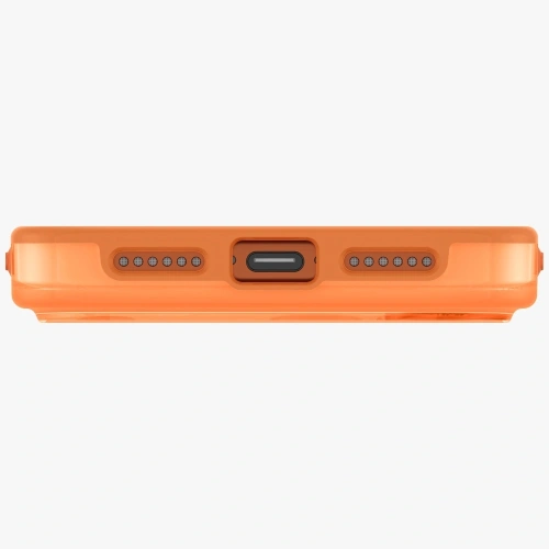 Etui UNIQ Clario do Apple iPhone 17 Pro Max Magclick Charging pomarańczowy