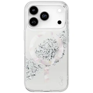 Etui UNIQ Coehl Crystelle do Apple iPhone 17 Pro Magnetic Charging srebrny