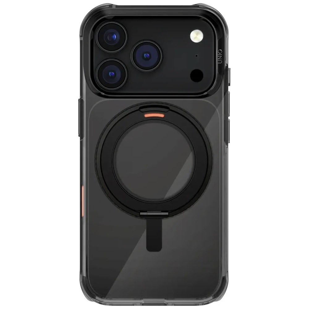 Etui UNIQ Swivix do Apple iPhone 17 Pro 360 Rotating Kickstand czarny