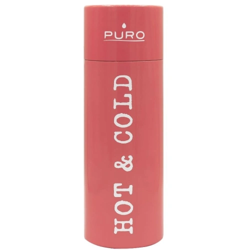 Buy Puro Hot&Cold Thermal Stainless Steel Water Bottle 500ml (Light Orange) - PUR162ORG - {ean13} - Home Screen Store Europe