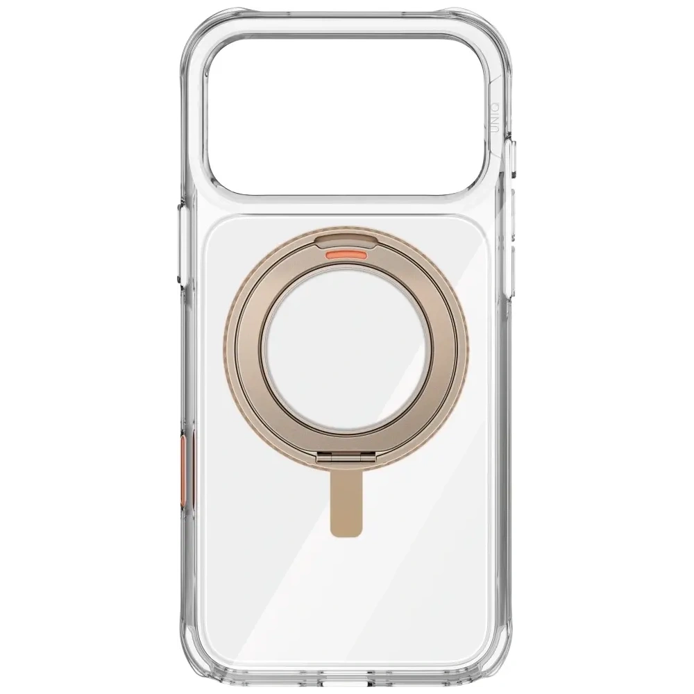Etui UNIQ Swivix do Apple iPhone 17 Pro Max 360 Rotating Kickstand złoty