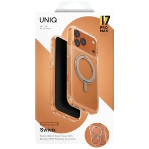 Etui UNIQ Swivix do Apple iPhone 17 Pro Max 360 Rotating Kickstand złoty