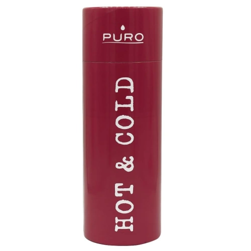 Buy Puro Hot&Cold Thermal Stainless Steel Water Bottle 500ml (Red) - PUR163RED - {ean13} - Home Screen Store Europe
