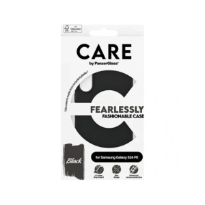 Etui CARE by PanzerGlass Fashion Case do Samsung Galaxy S24 FE czarny