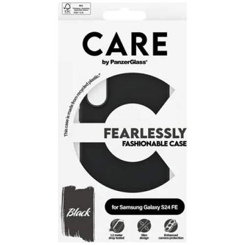 Etui CARE by PanzerGlass Fashion Case do Samsung Galaxy S24 FE czarny