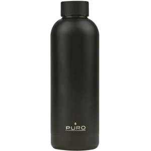 Kup Butelka termální z nerezové oceli Puro Hot&Cold 500ml (Metalická černá) - PUR164BLK - {ean13} - Sklep Home Screen