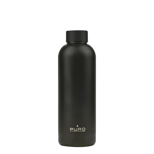 Kup Puro Edelstahl Thermoflasche Hot&Cold 500ml (Metallic Schwarz) - PUR164BLK - {ean13} - Sklep Home Screen