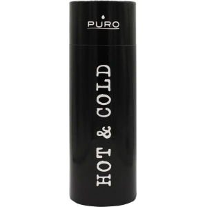 Kup Butelka termální z nerezové oceli Puro Hot&Cold 500ml (Metalická černá) - PUR164BLK - {ean13} - Sklep Home Screen