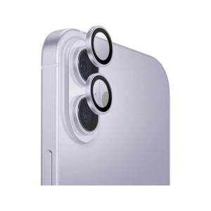 Szkło na obiektyw aparatu UNIQ Optix Aluminium Camera Lens Protector do Apple iPhone 17 z aplikatorem lawendowy