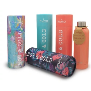 Kup Butelka termální z nerezové oceli Puro Hot&Cold 500ml (Metalická černá) - PUR164BLK - {ean13} - Sklep Home Screen