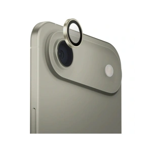 Szkło na obiektyw aparatu UNIQ Optix Aluminium Camera Lens Protector do Apple iPhone Air z aplikatorem złoty