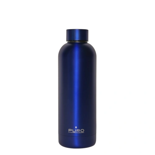 Kup Puro Edelstahl Thermoflasche Hot&Cold 500ml (Metallic Deep Blue) - PUR165BLU - {ean13} - Sklep Home Screen
