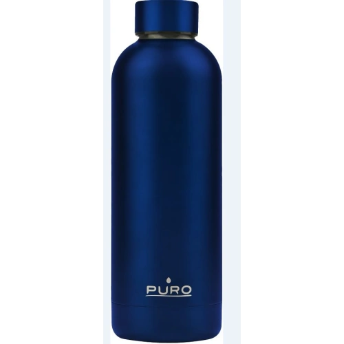 Kup Puro Edelstahl Thermoflasche Hot&Cold 500ml (Metallic Deep Blue) - PUR165BLU - {ean13} - Sklep Home Screen