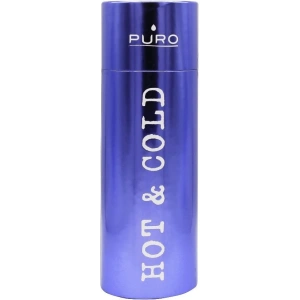 Kup Butelka termická z nerezové oceli Puro Hot&Cold 500ml (Metallic Deep Blue) - PUR165BLU - {ean13} - Sklep Home Screen
