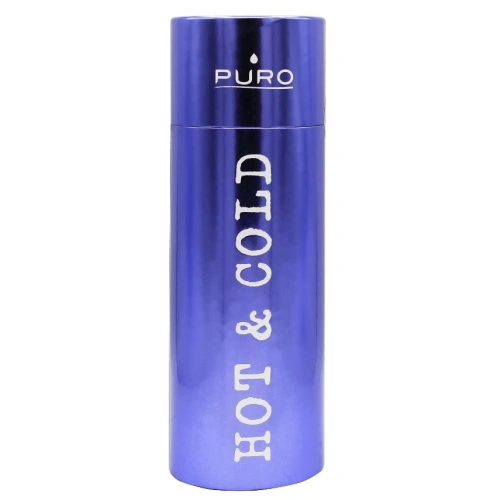 Buy Puro Hot&Cold Thermal Stainless Steel Water Bottle 500ml (Metallic Deep Blue) - PUR165BLU - {ean13} - Home Screen Store Europe