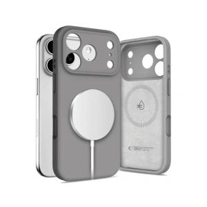 Etui Tech-Protect Silicone MagSafe do Apple iPhone 17 Pro Max Dark Grey