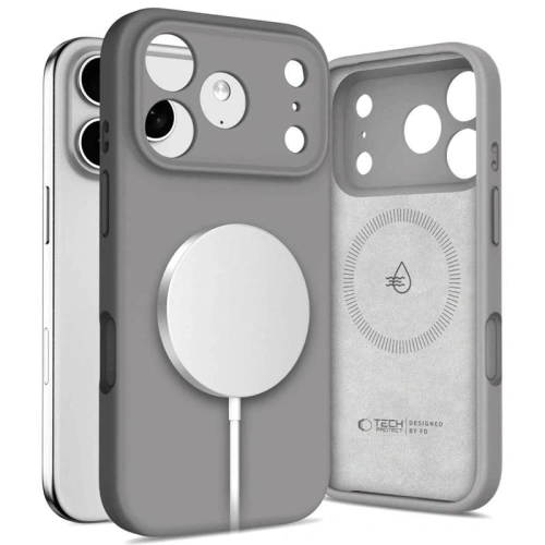 Etui Tech-Protect Silicone MagSafe do Apple iPhone 17 Pro Max Dark Grey