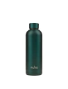 Puro Edelstahl Thermoflasche Hot&Cold 500ml (Metallic Dunkelgrün)