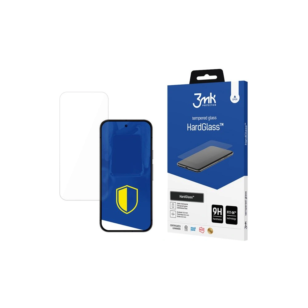 Szkło hartowane 3MK HardGlass do Google Pixel 9A