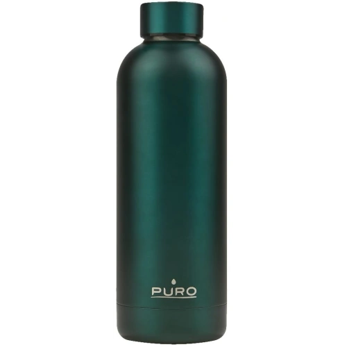 Kup Hőszigetelt rozsdamentes acél palack Puro Hot&Cold 500ml (Fémes Sötét Zöld) - PUR166BGRN - {ean13} - Sklep Home Screen