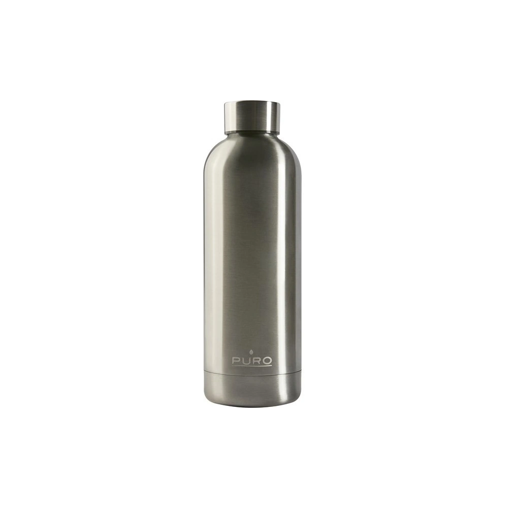 Butelka termiczna ze stali nierdzewnej Puro Hot&Cold 500ml (Metallic Silver)