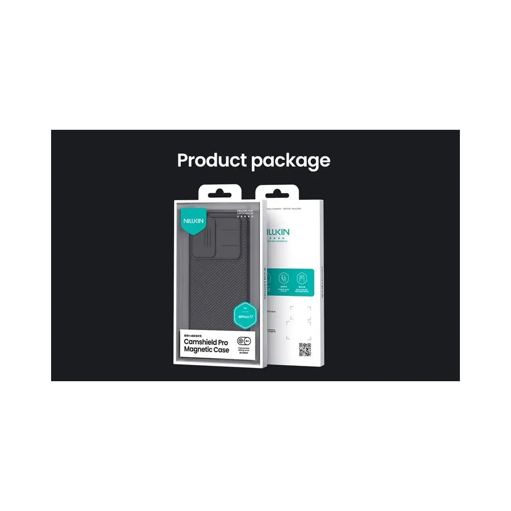Etui Nillkin Camshield Pro Magnetic do Xiaomi Poco F7 czarny