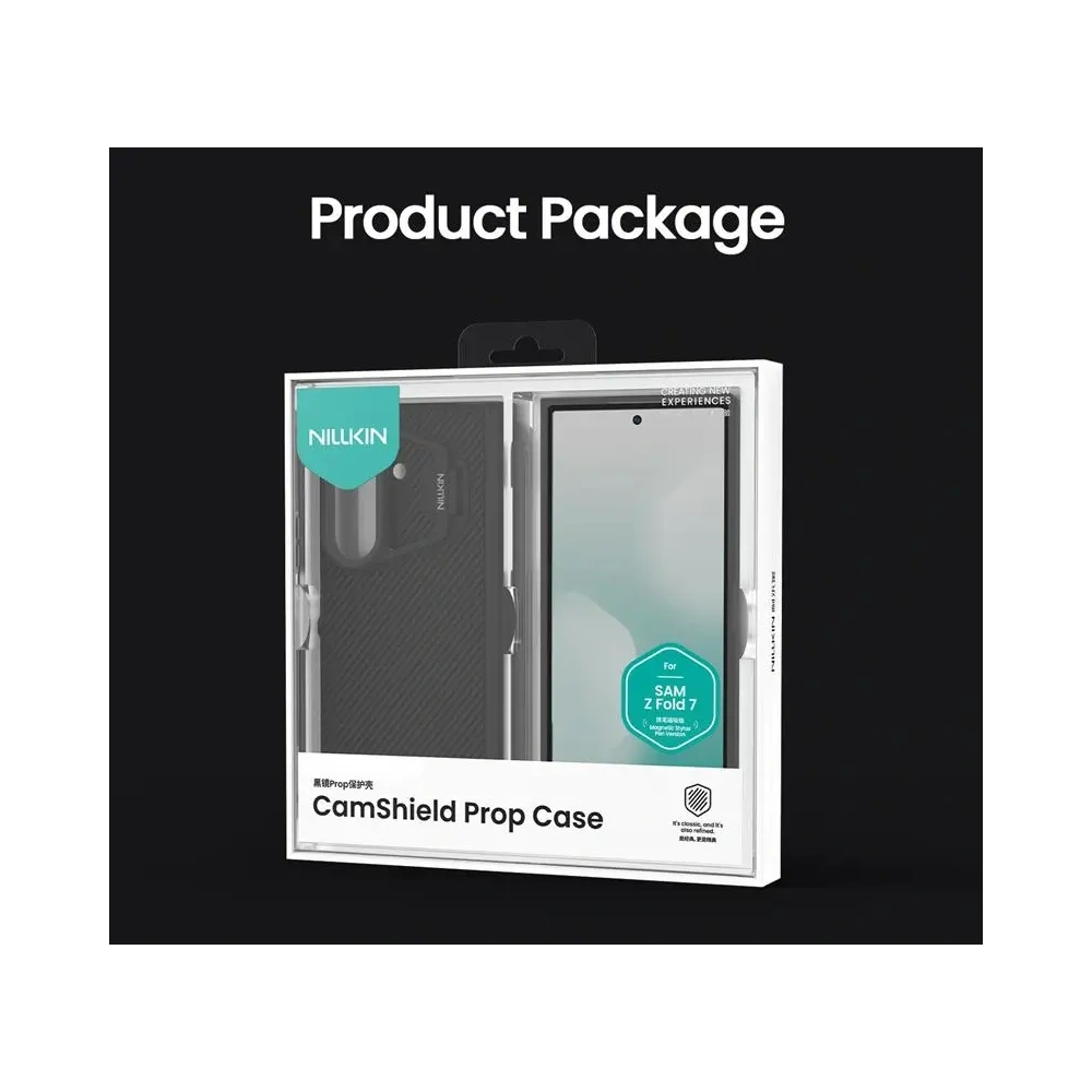 Etui Nillkin Camshield Prop Magnetic Case do Samsung Z Fold7 + Pen czarny