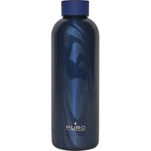 Kup Hőszigetelt rozsdamentes acél palack Puro Hot&Cold 500ml (Optic - Stripe Sötétkék) - PUR168BLU - {ean13} - Sklep Home Screen