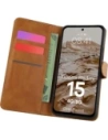 Etui z klapką Bizon Case Pocket do Xiaomi Redmi 15 4G / 5G brązowe