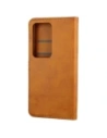 Etui z klapką Bizon Case Pocket do Xiaomi Redmi 15 4G / 5G brązowe
