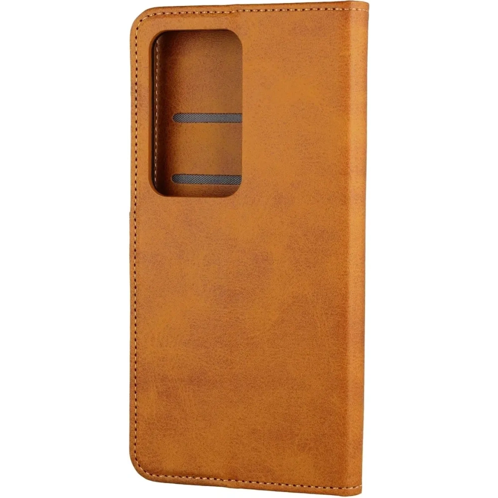 Etui z klapką Bizon Case Pocket do Xiaomi Redmi 15 4G / 5G brązowe