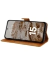 Etui z klapką Bizon Case Pocket do Xiaomi Redmi 15 4G / 5G brązowe