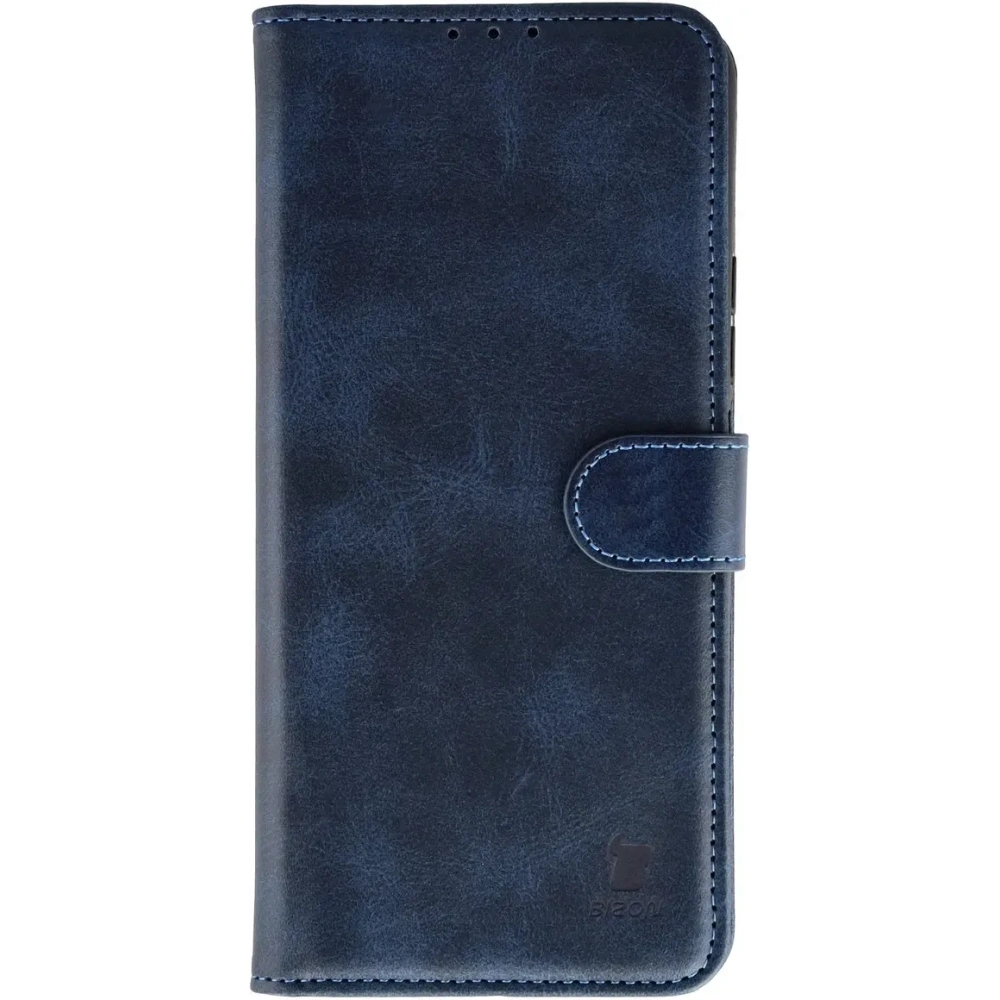 Etui z klapką Bizon Case Pocket do Xiaomi Redmi 15 4G / 5G granatowe