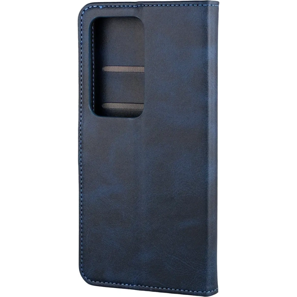 Etui z klapką Bizon Case Pocket do Xiaomi Redmi 15 4G / 5G granatowe