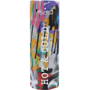 Kup Termo lahev z nerezové oceli Puro Hot&Cold 500ml (StreetArt - Graffiti Black) - PUR169BLK - {ean13} - Sklep Home Screen