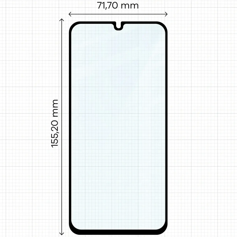 Szkło hartowane Bizon Glass Edge Duo do Samsung Galaxy A15 4G / 5G / A25 5G / M15 5G czarna ramka [2 PACK]
