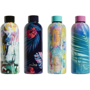 Kup Termo lahev z nerezové oceli Puro Hot&Cold 500ml (StreetArt - Graffiti Black) - PUR169BLK - {ean13} - Sklep Home Screen