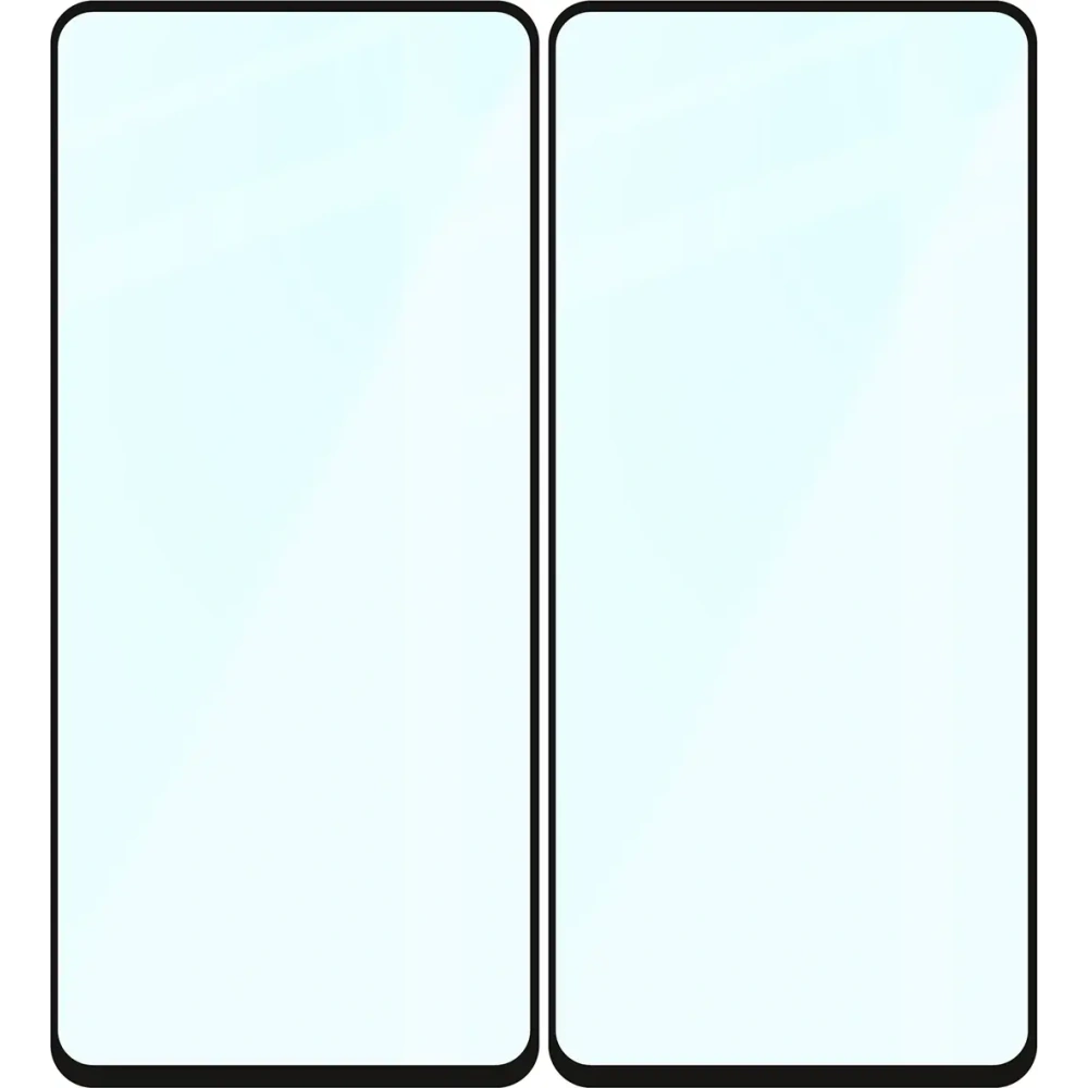 Szkło hartowane Bizon Glass Edge Duo do Samsung Galaxy A52s / A52 5G / A52 4G czarna ramka [2 PACK]