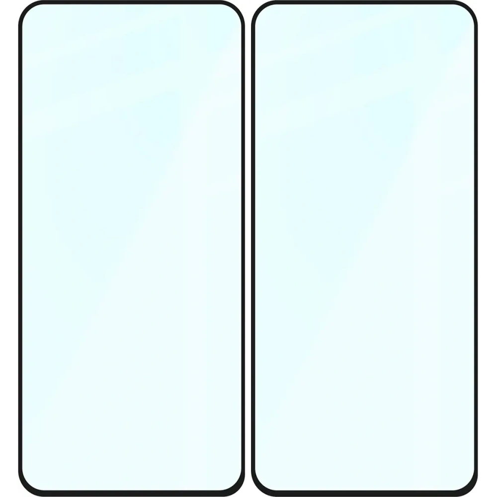 Szkło hartowane Bizon Glass Edge Duo do Samsung Galaxy A54 5G czarna ramka [2 PACK]