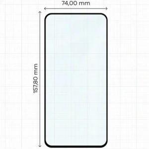 Szkło hartowane Bizon Glass Edge Duo do Samsung Galaxy M35 5G / A35 5G / A55 5G czarna ramka [2 PACK]